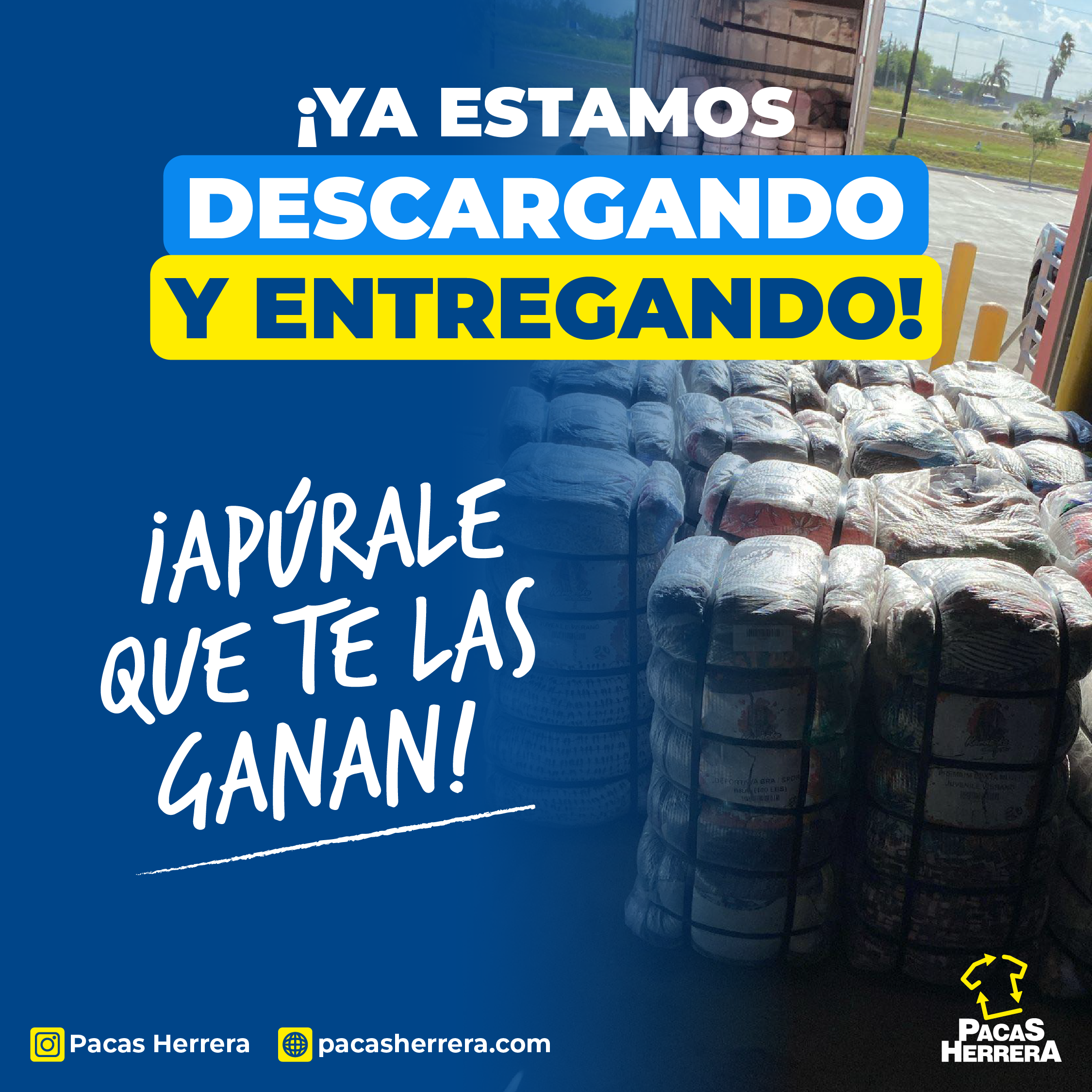 Llegaron las pacas
